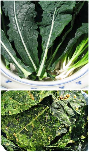 Curried Kale Chips